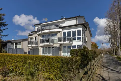 Strandhaus am Yachthafen Hafensicht