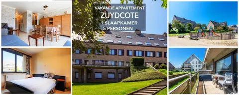 Zuydcoote B0 - 1 bedroom 5p - groundfloor - sunny located at 5 steps from the sea