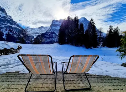 MOM - Alpine Boutique Apartments, Grindelwald gletscher, Eiger View Terrace Studio
