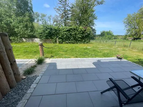 Ferienwohnung Backfisch, 500m zum Strand, Terrasse mit Garten