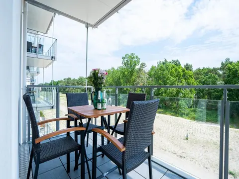 Dünenresidenz Prora - Ferienwohnung mit 2 Schlafzimmern und Balkon B3-3-3