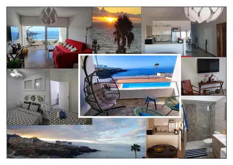 En Primera línea de mar y piscina - Apartamento AZUR - El Ancla - Callao Salvaje - COSTA ADEJE