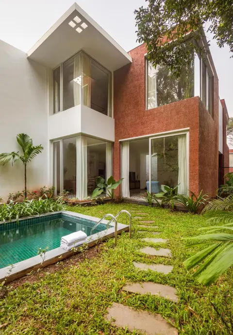 La Avila by The Blue Kite - 2 BHK Villas near Morjim Beach & Thalassa with Private Pool, Kitchen, Balcony & Security