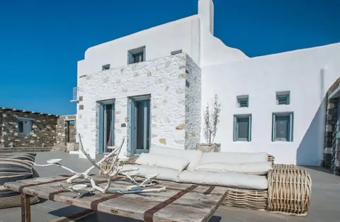 Luxury Paros Villa Sea View Villa Private Pool 4 BDR Tserdakia