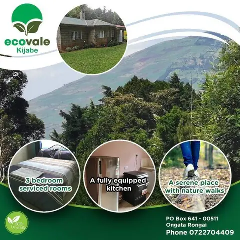 Ecovale Kijabe - 3 Bedroom House Kiambu Great Forest Views