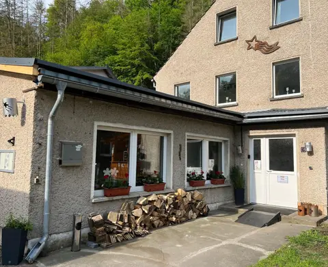 Pension Sternschnuppe, Treseburg Harz, unmittelbar am Wasser