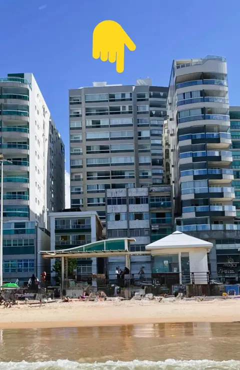 Apê MegaSofá - 3 quartos com Vista mar na Praia do Morro e 2 vagas garagem