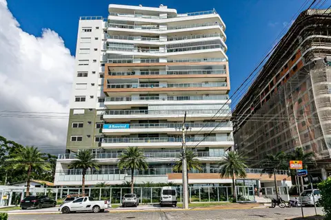 Apto Luxuoso c/churraq e vista lateral mar ABC0401