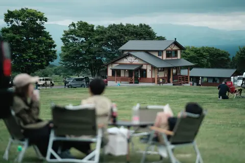 Boiboi Camp site Surrounded by Japanese Nature