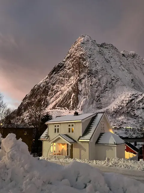 Husly Reine - your home with Reinebringen view