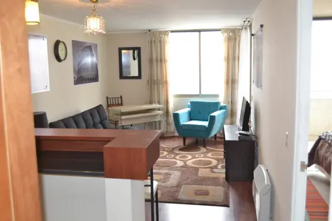 Departamento en Santiago Centro- metro- amoblado- arriendo diario- turistico- economico