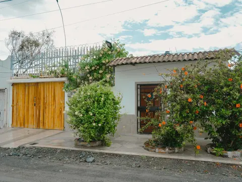 Casa al pie de la playa con Aire acondicionado y BBQ