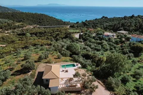 Villa Nevas Private Stone House with Pool and Seaview PARGA