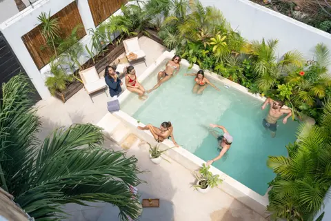 Private villa Maxanab 7rooms pool + Beach club