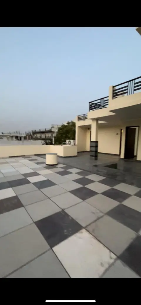 At the top