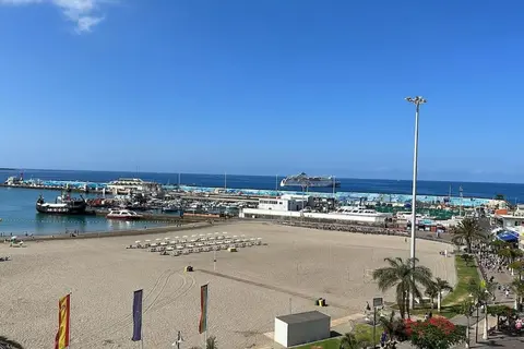 Los Cristianos, Ocean and Harbour view, pedestrian
