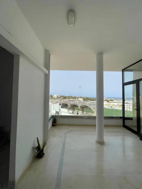 Spacious two room apartment with a super view
