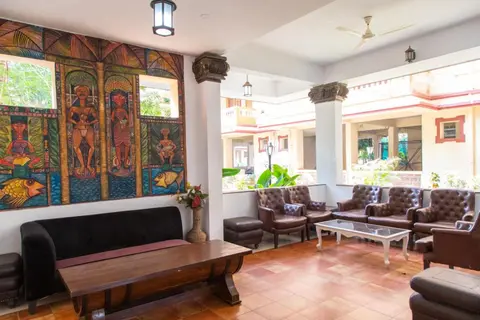 Stylish 2BHK Poolside Retreat With AC -Luxury