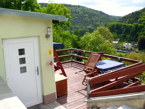 Haus-Panoramablick