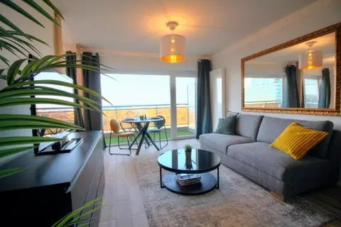 Studio avec vue panoramique et parking gratuit