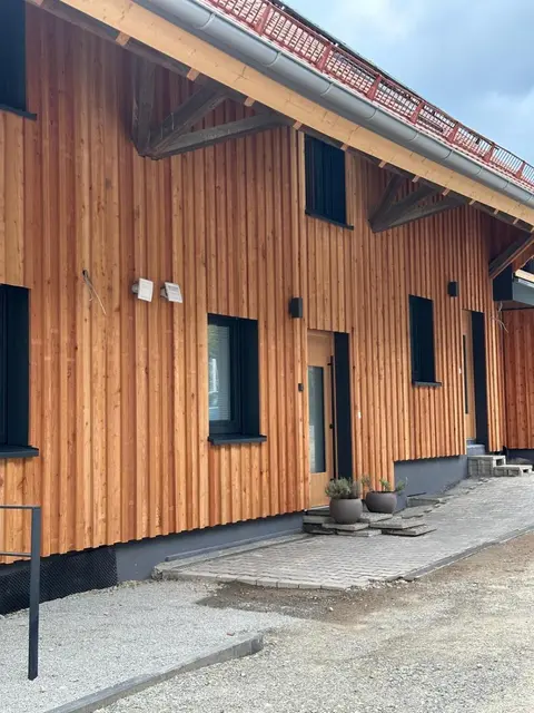 Ferienwohnung mit See und Alpenblick
