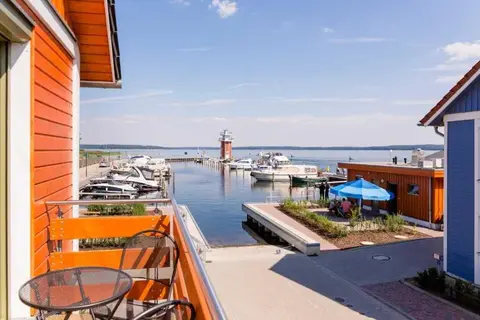 Ferienwohnung mit Seeblick - Fischerhafen Plauer See