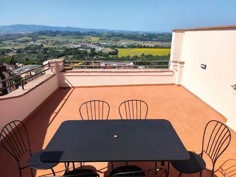 La grande terrazza, centro borgo