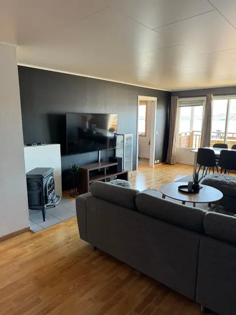 Sentral leilighet med parkering