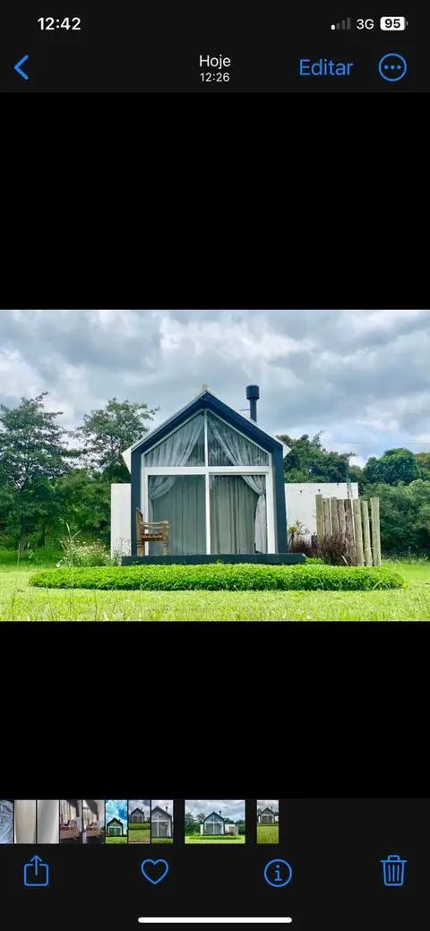 Cabana Estilosa junto a natureza
