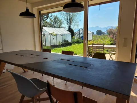 Bergblick, Wohnküche & Workation