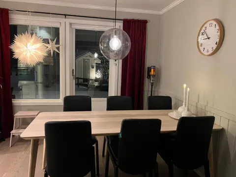 Traditional Norwegian Christmas home