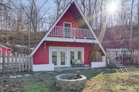 Steps to Shared Dock: Lake of the Ozarks A-Frame!