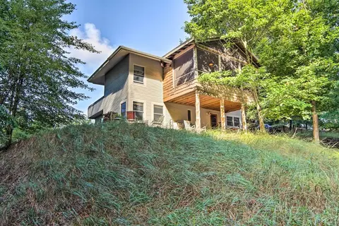 Forested Pentwater Vacation Rental - Walk to Beach