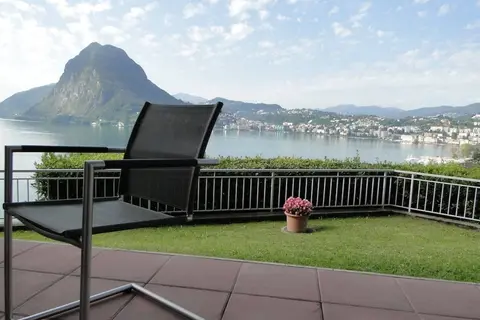 Lugano With Panorama