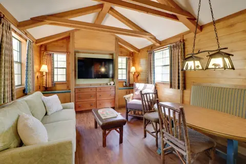 Fire Pit + Lake Access: Cabin Retreat in Heflin