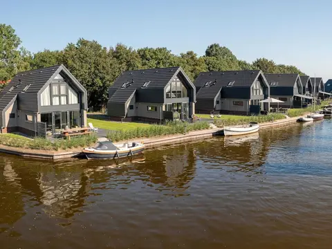 Water Villa in Balk With Private Jetty