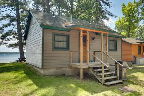 Dock + Views: Wooded Cabin on South Twin Lake