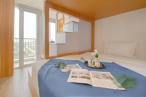 Simply Look and Restful Studio at Tokyo Riverside PIK 2 Apartment