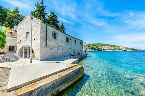 Beachfront Villa Gabriela with Pool