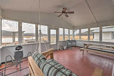 Deck & Views: Spacious Lake House Escape