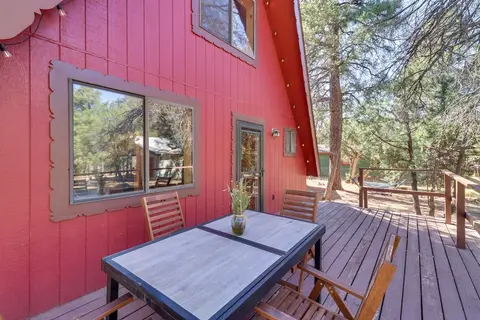Rustic-modern Overgaard Cabin w/ Decks & Fire Pit!