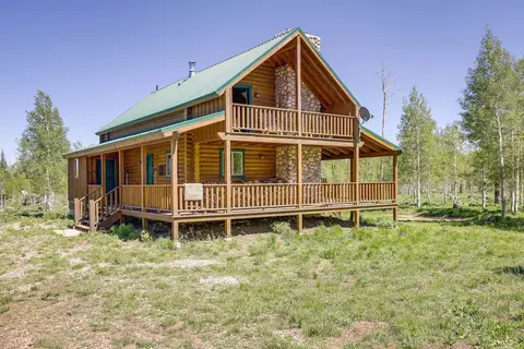 Remote Cedar City Cabin w/ Deck, Views, Fireplaces