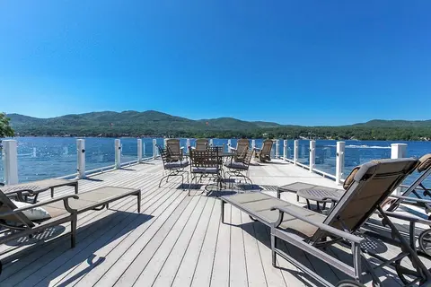 Private Dock at Lake George Getaway