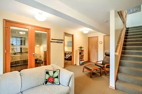 Lakefront Olympia Home w/ Private Dock + Views!