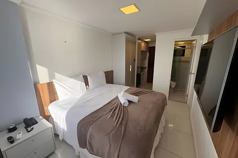 Hosts BR - Flat frente mar