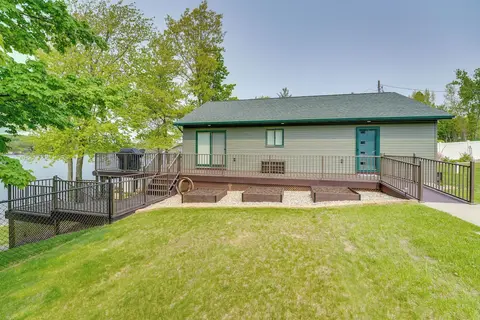 Family Home on Crystal Lake w/ Private Beach!