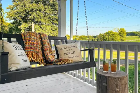 Shelbyville Farmhouse w/ Hot Tub, Fire Pit & Grill