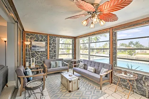 Canalfront House w/ Heated Pool & 2 Patios!