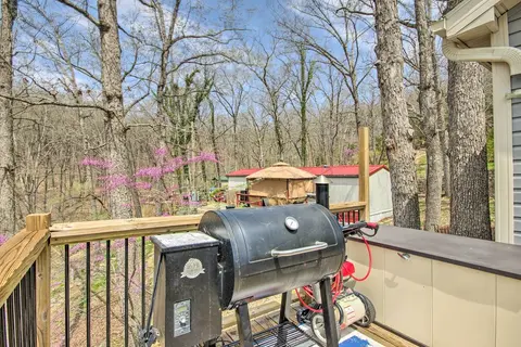 Dock & Furnished Deck: Lakefront Gravois Mills Gem