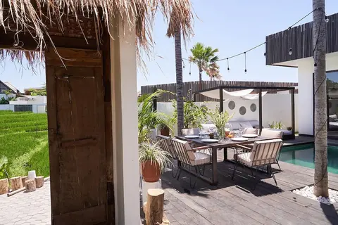Fabulous 3BR Boho-chic Style, Umalas With Staff